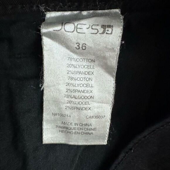 Joe’s Black Pants Size 36 - Picture 5 of 12